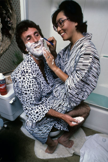 Golfpunks dieser Welt: Alte Sportler-Weisheit vergessen: Wer rasiert, verliert (l.)