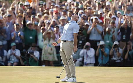 Rory McIlroy gewinnt das 90. Masters auf Old School Art