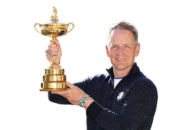 Ryder Cup 2025: Europa: Luke Donald (l.), USA: Keegan Bradley (r.)
